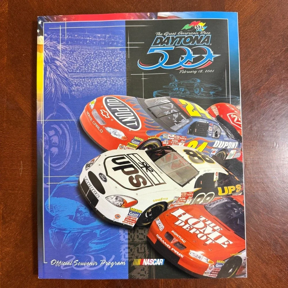 Daytona‎ 500 Official Program 2001 NASCAR Souvenir Race Book Jeff Gordon